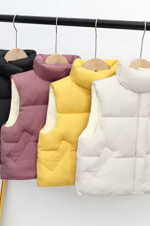 velvet waistcoat outerwear girls winter