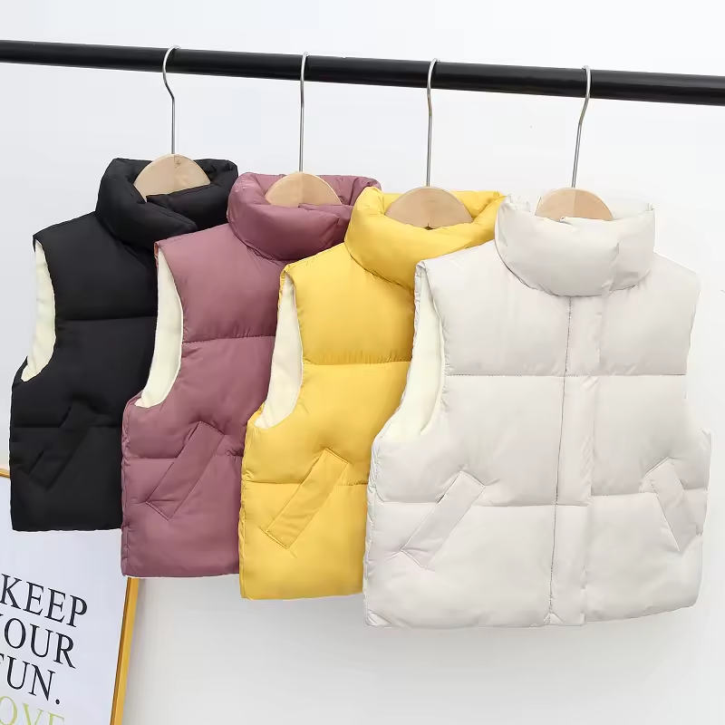 velvet waistcoat outerwear girls winter