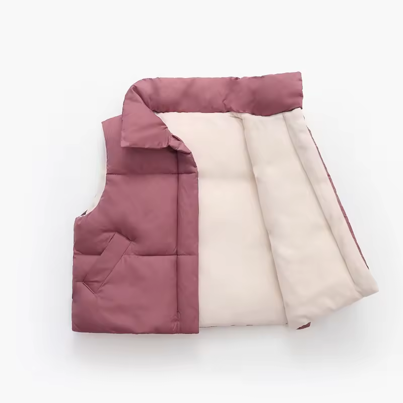velvet waistcoat outerwear girls winter - Image 4
