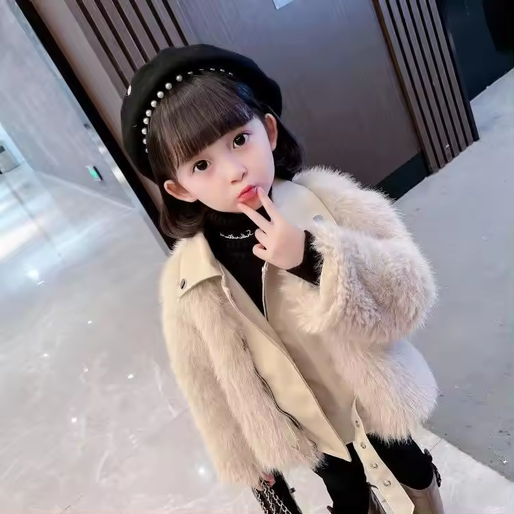 Winter children Thick Warm Wool Jacket Outerwear - Image 2