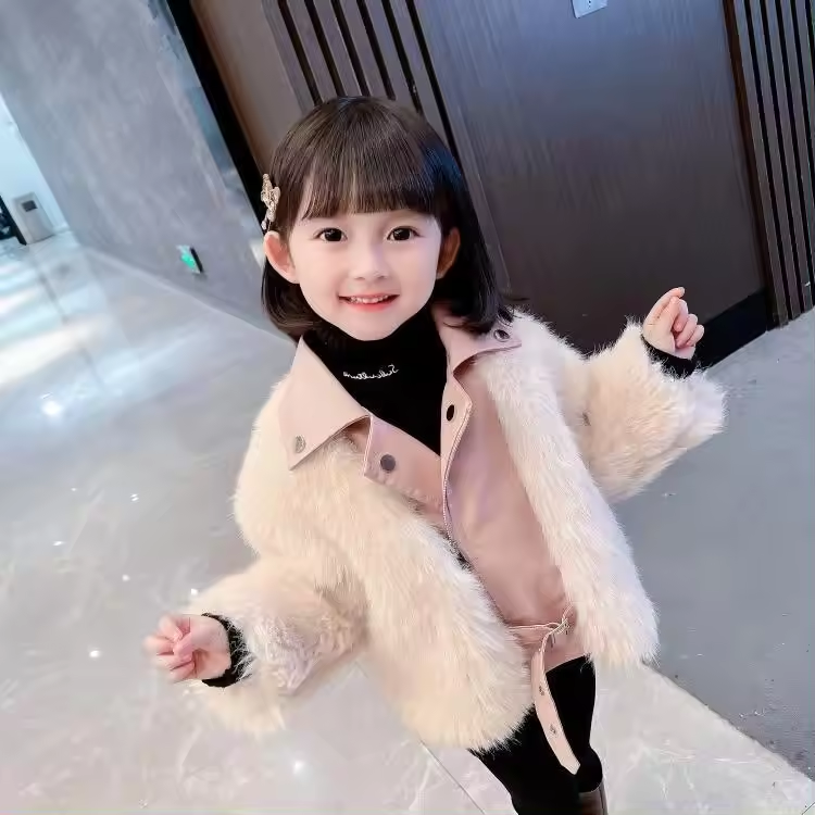 Winter children Thick Warm Wool Jacket Outerwear - Image 3