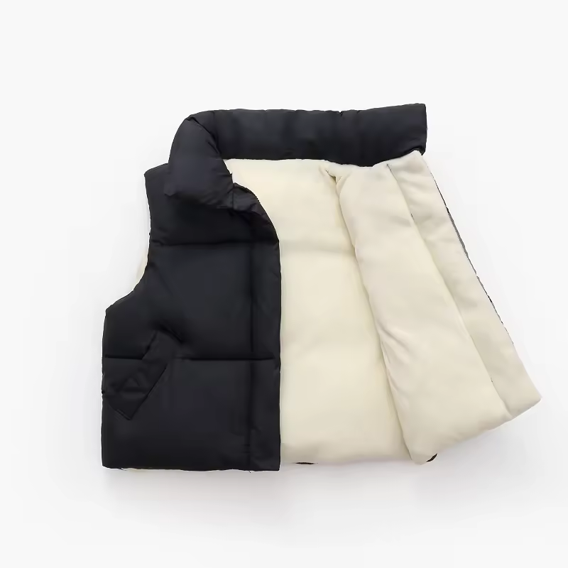 velvet waistcoat outerwear girls winter - Image 2