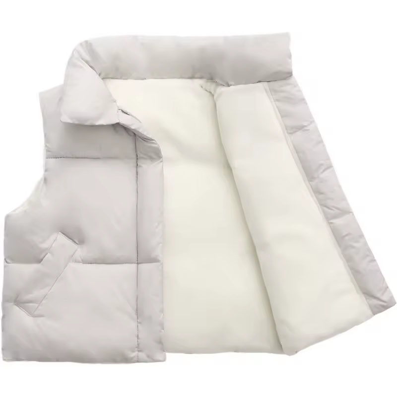 velvet waistcoat outerwear girls winter - Image 3
