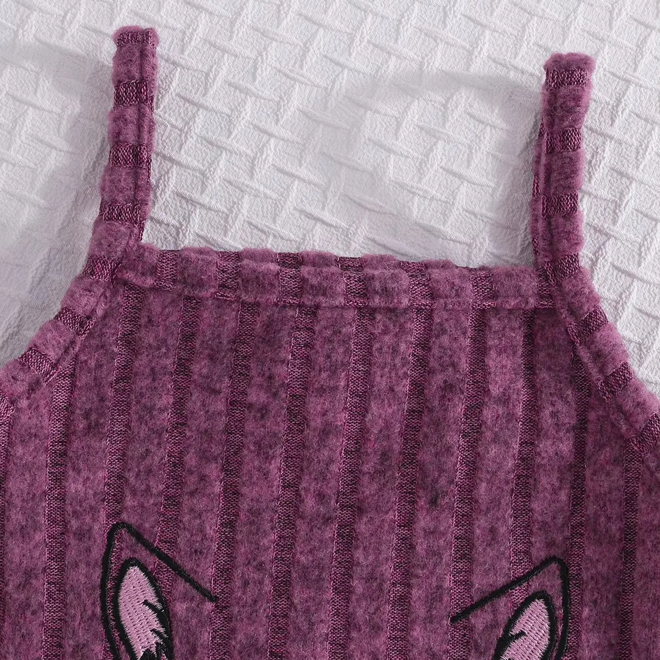 Fashion Sweet Purple long sleeved top sling dress skirts - Image 5