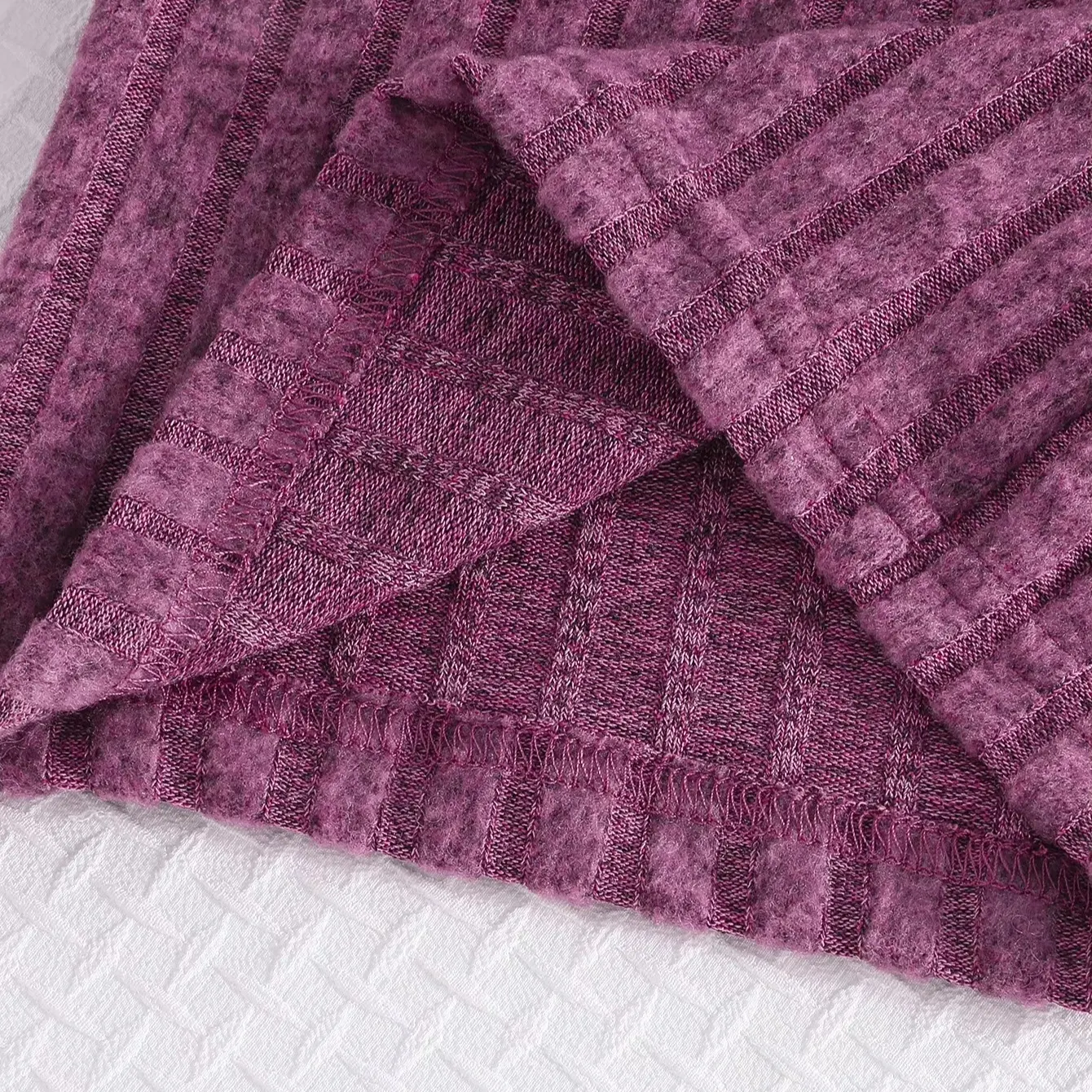 Fashion Sweet Purple long sleeved top sling dress skirts - Image 7