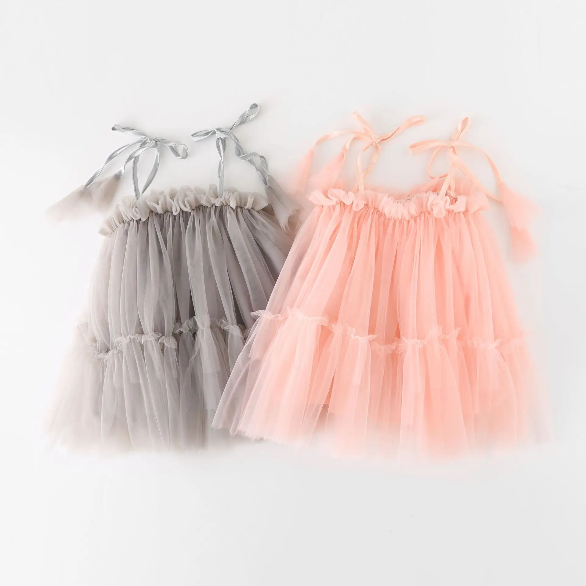 Summer Sequined Strap Sleeveless Baby Girl Tulle Dresses - Image 6