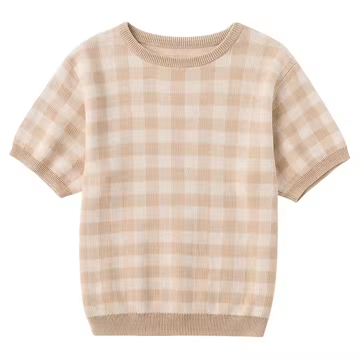 Children T shirt Regular O-neck Unisex Tops Cotton