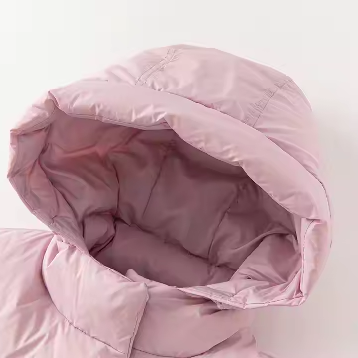 Purple Short Down Three Proof White Duck Down Coat - Image 4