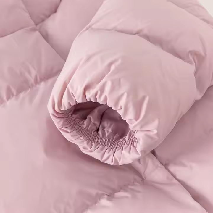 Purple Short Down Three Proof White Duck Down Coat - Image 5